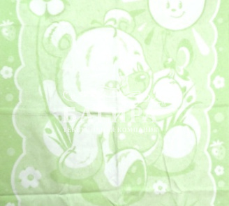 "Медвежонок" бело-салатовое