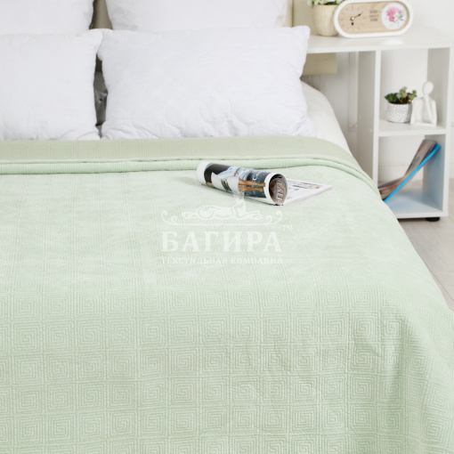 Покрывало "Греция" Нежно-зеленый