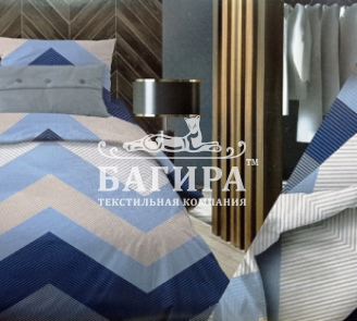 Аристократ сине-бежевый