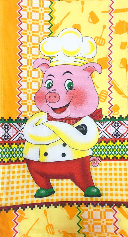 Шеф хрюша желтый