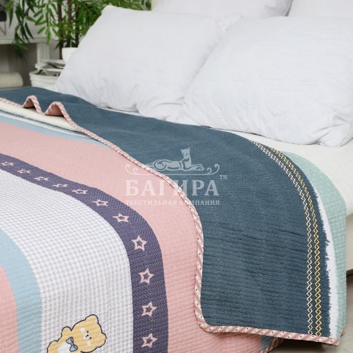 Покрывало-одеяло двустороннее "Хлопок" №22