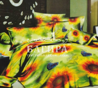 Подсолнух с бабочкой