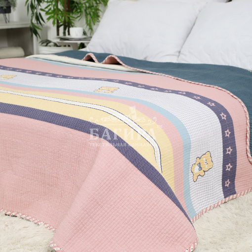 Покрывало-одеяло двустороннее "Хлопок" №22