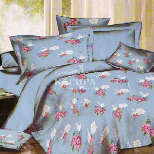 Цветы на голубом