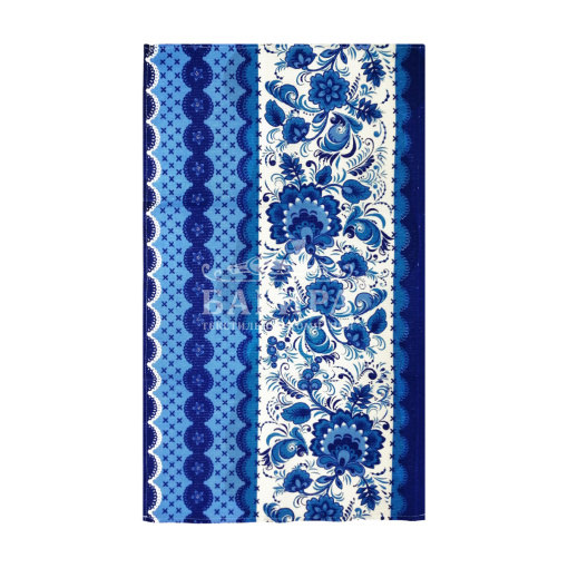 Гжель голубой