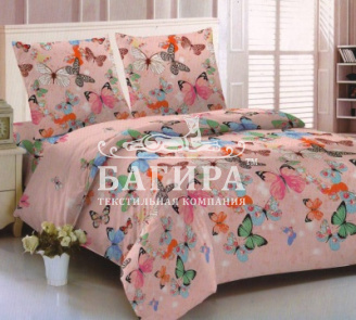 Бабочки на розовом