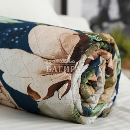 Покрывало "Полисатин" Эконом Цветы