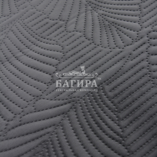 Покрывало Бархат полуглянец "VERONA" Серый