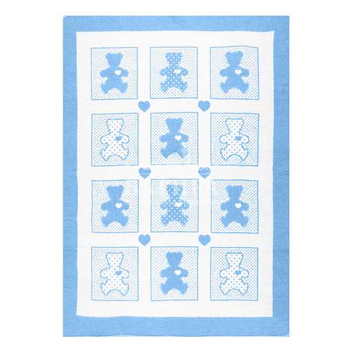 "Барни" бело-ярк.голубое