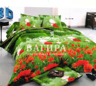 Маки у пруда