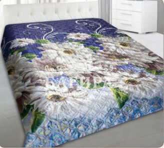 Цветы на синем