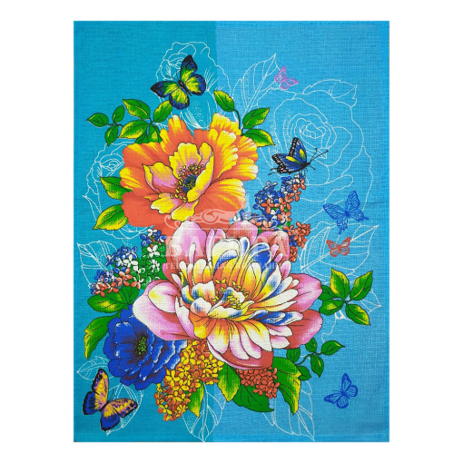 Букет пионов Голубой