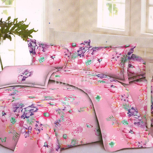 Цветы на розовом