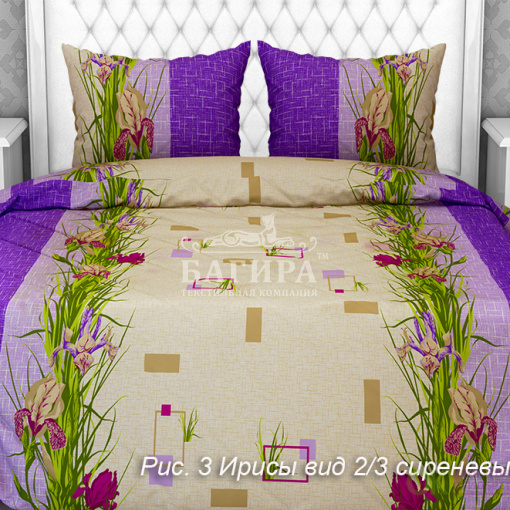 Ирисы вид 2/3 сиреневый