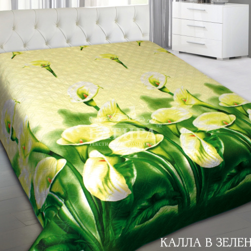 Калла в зелени