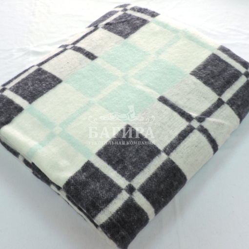 "Клетка" белый/голубой/синий