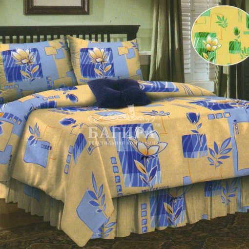 Лилия на зеленом квадрате