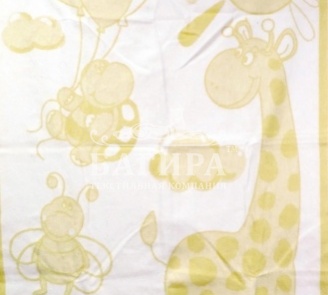 "Жираф" бело-желтое