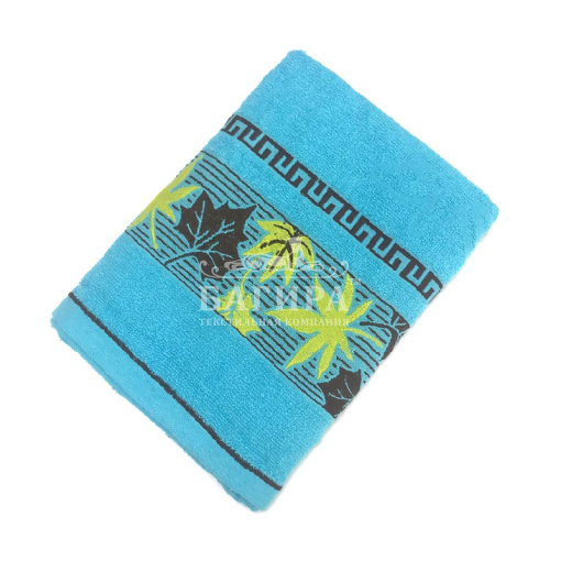 "Листья" Голубой