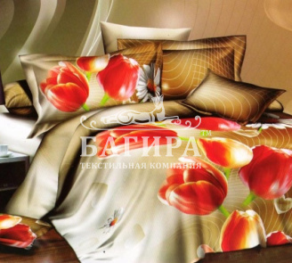 Тюльпаны и ромашка