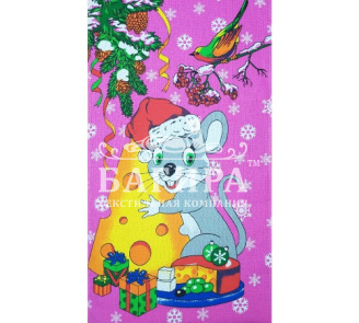 Новогоднее Ярко-розовый