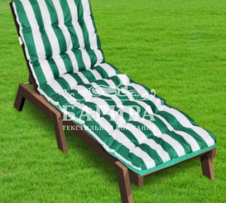 Матрац для шезлонга, оксфорд комбинированный, пиковка (борт 6)