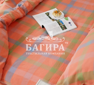 Постельное бельё (КПБ) "Теплый лён" Закат