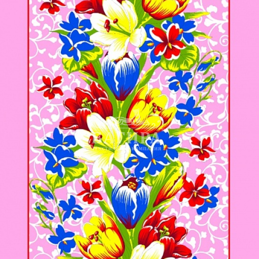 Цветы розовый