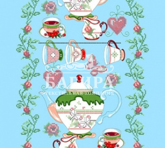 Чайный сервиз голубой