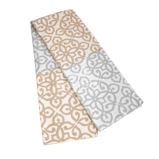 "Вензель" бело-песочно-дымчатое 