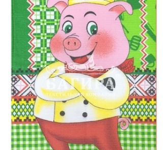 Шеф хрюша салатовый