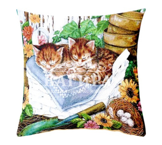 Котята в лукошке