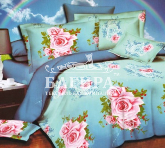 Розочки на голубом