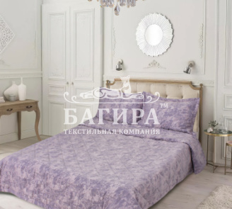 Покрывало Софт мрамор "CHARM" Сирень
