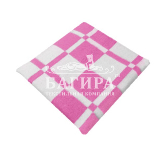 Клетка белый, ярко-розовый
