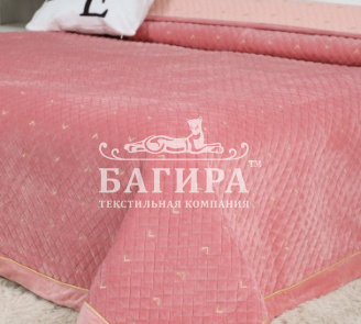 Покрывало "Бархат" Розовый