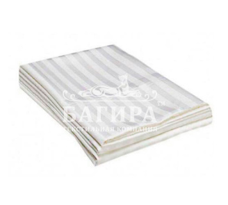 Наволочка Сатин-страйп Отбеленный