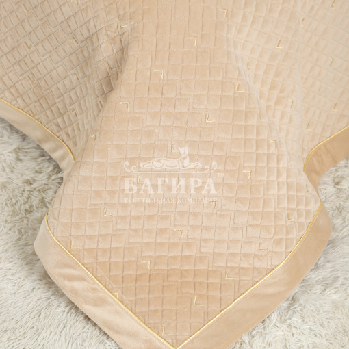 Покрывало "Бархат" Бежевый