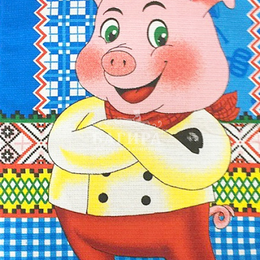 Шеф хрюша голубой