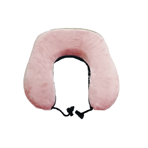 Подушка "Анатомическая" Дорожная (с эффектом памяти) Розовый