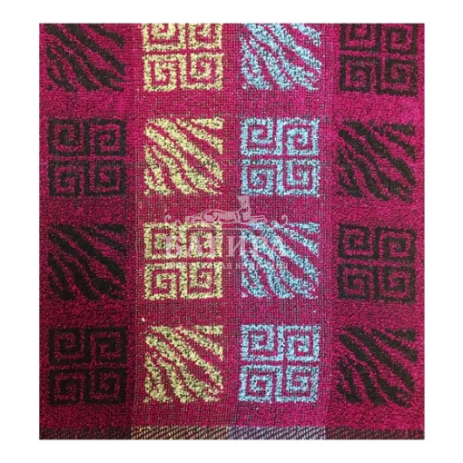 Греческие узоры Малиновый