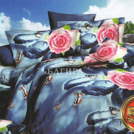 Роза в синеве