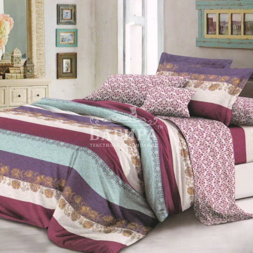 Цветы на полоске