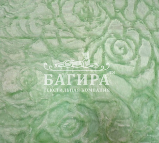 Салатовый с розами 