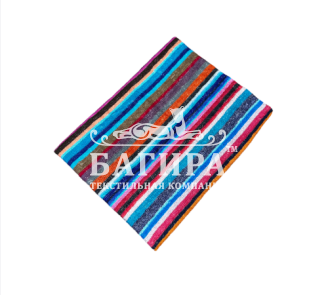 Полотенце Махровое "Полоски" Радуга