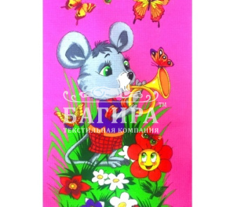 Мышонок ярко-розовый