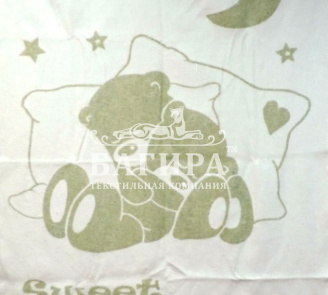 "Сони" бело-салатовое