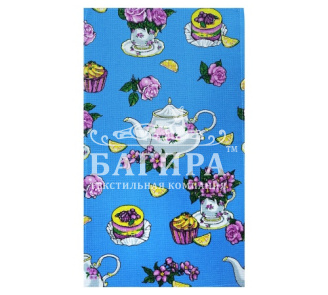 Чай с кексом Синий