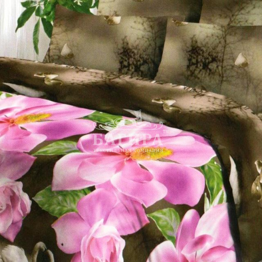 Лебеди в цветах