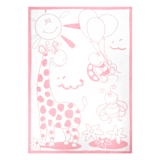 "Жираф" бело-ярк.розовое